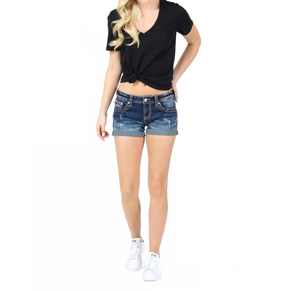 Grace in LA Blue Jean Shorts